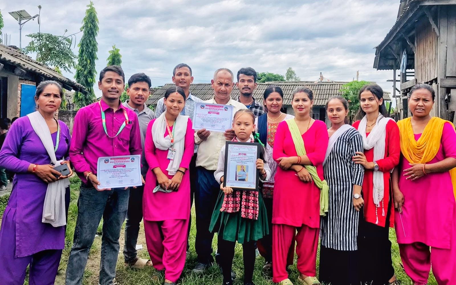 Mind Light English Boarding School campus building in Nijgadh Bara Nepal